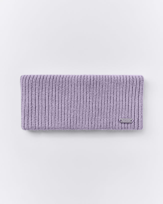 Wool Rib Knit Headband | Lavender Purple