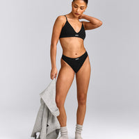 Seamless Thong | Black