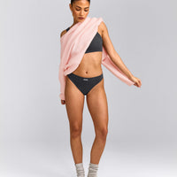 Seamless Thong | Charcoal Marl