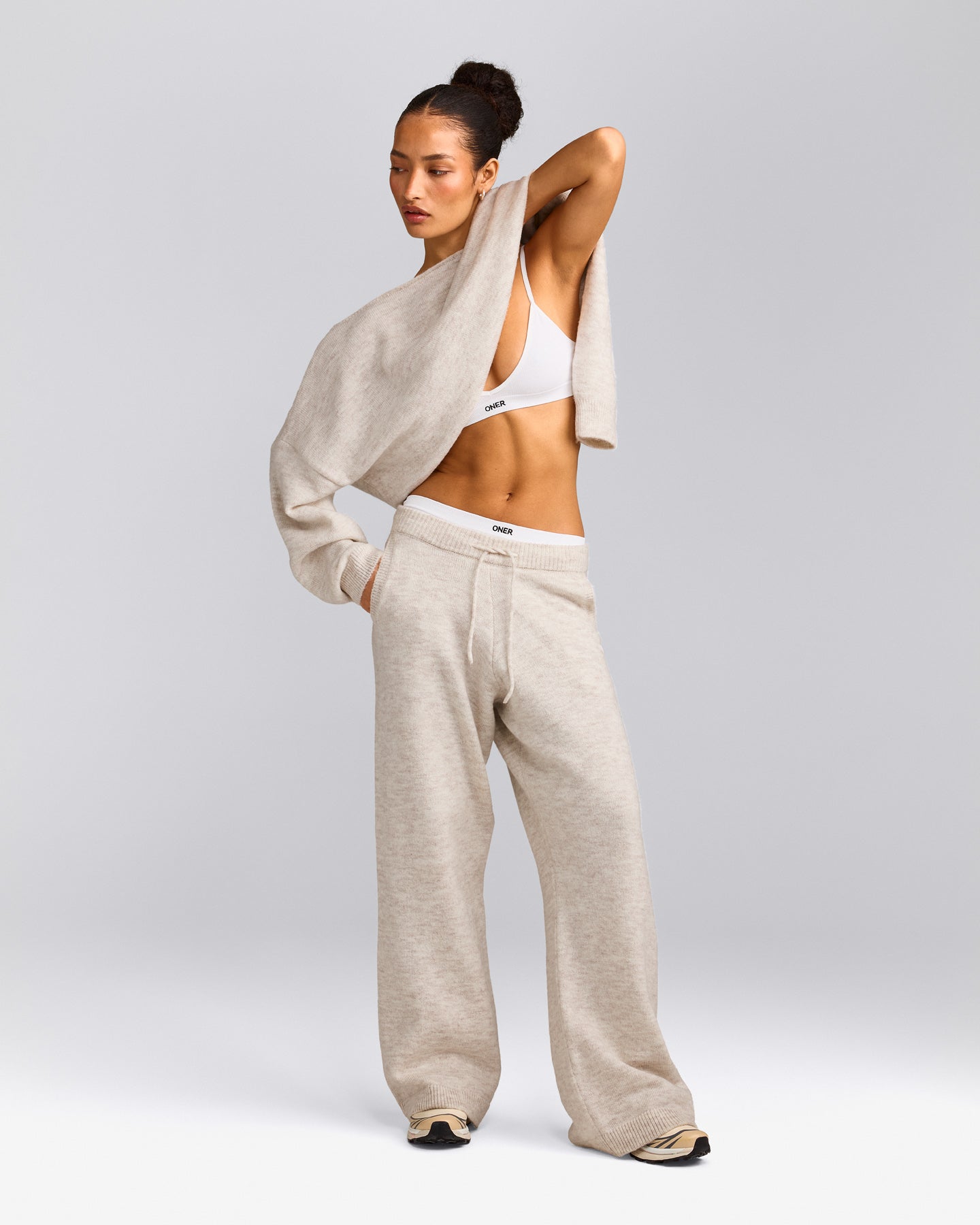 Seamless Strappy Bralette | White