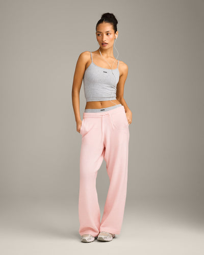 Seamless Strappy Vest | Grey Marl