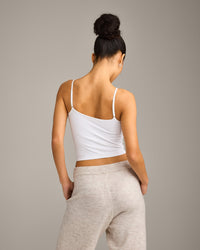 Seamless Strappy Vest | White