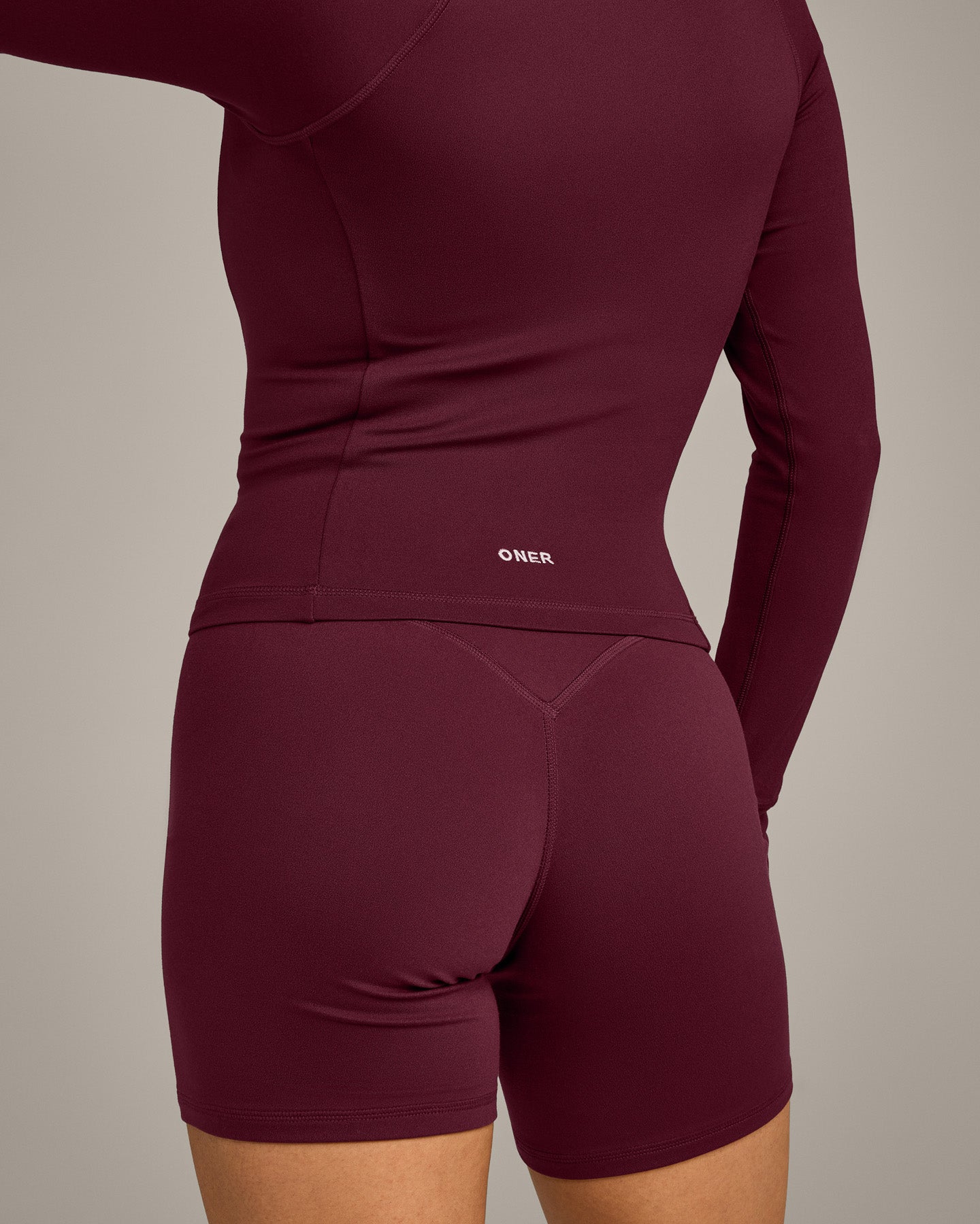 SoftMotion™ Mid Jacket with Grey Logo | Cherry Lacquer Purple