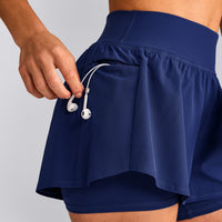UnifiedMove™ Double Layer Shorts 5" with Reflective Logo | Varsity Blue