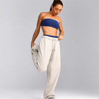 UnifiedMove™ Micro Bandeau Bralette with Reflective Logo | Varsity Blue