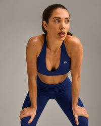 UnifiedMove™ Micro Bralette with Reflective Logo | Varsity Blue