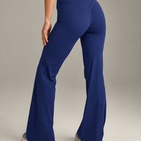 UnifiedMove Wrap Flared Bottoms with Reflective Logo | Varsity Blue