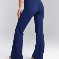 UnifiedMove™ Wrap Flared Pants with Reflective Logo | Varsity Blue