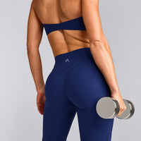 UnifiedMove™ Wrap Flared Pants with Reflective Logo | Varsity Blue