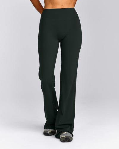 SoftMotion™ Flared Bottoms with Grey Logo | Emerald Noir