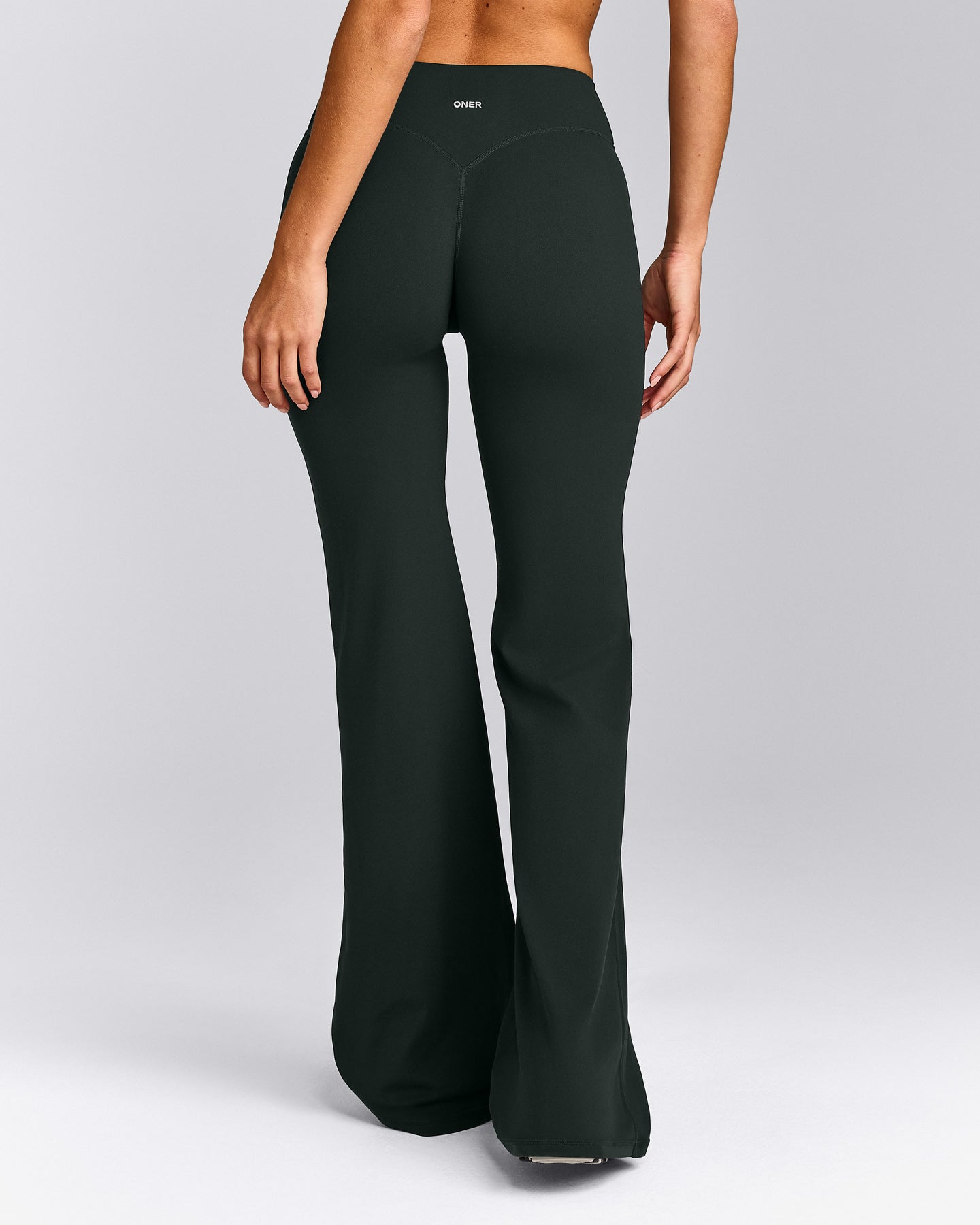 SoftMotion™ Flared Bottoms with Grey Logo | Emerald Noir