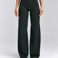 SoftMotion™ Straight Leg Bottoms with Grey Logo | Emerald Noir