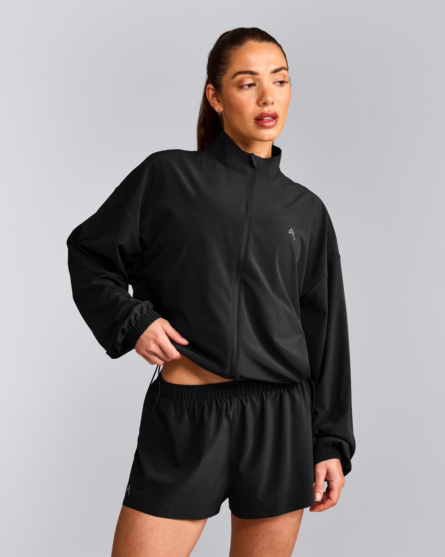 AirMove™ Jacket with Bonding with Reflective Logo | Black