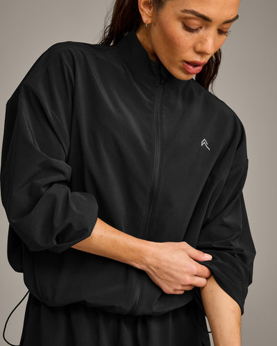 AirMove™ Jacket with Bonding with Reflective Logo | Black