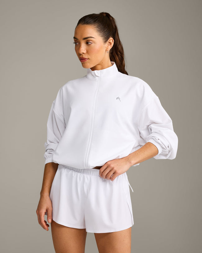 AirMove™ Jacket with Bonding with Reflective Logo | White
