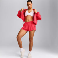 AirMove™ Lined Shorts 2" with Pocket and Reflective Logo | Charged Pink