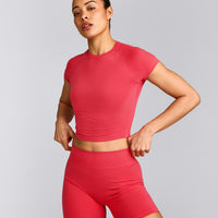 Oner Seamless Fitted Top | Light Charged Pink