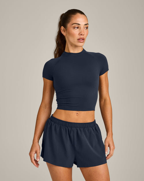 Oner Seamless Fitted Top | Light True Blue