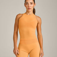 Oner Seamless Fitted Vest | Light Powdered Orange