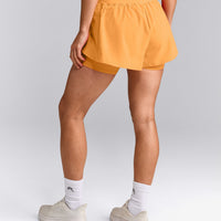 UnifiedMove™ Double Layer Shorts 5" with Reflective Logo | Powdered Orange
