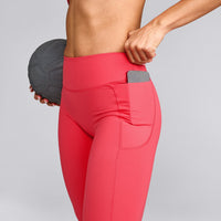 UnifiedMove™ Pocket Leggings with Bonding with Reflective Logo | Charged Pink