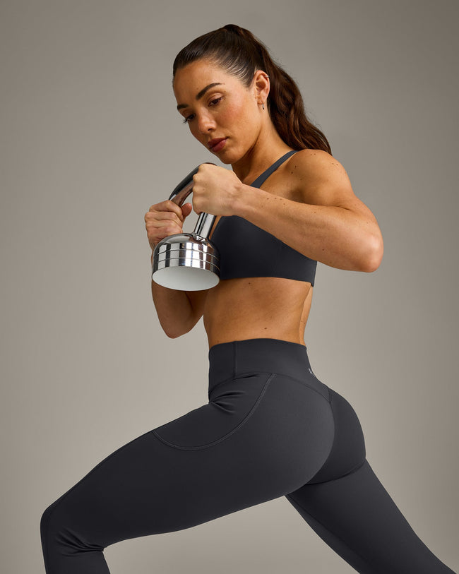 UnifiedMove™ Pocket Leggings with Bonding with Reflective Logo | Coal