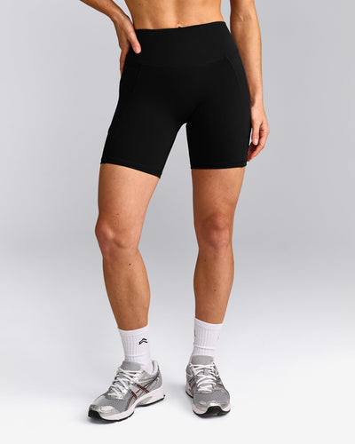 UnifiedMove™ Pocket Shorts 6" with Bonding with Reflective Logo | Black