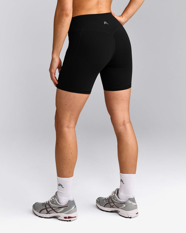 UnifiedMove™ Pocket Shorts 6" with Bonding with Reflective Logo | Black