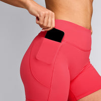 UnifiedMove™ Pocket Shorts 6" with Bonding with Reflective Logo | Charged Pink