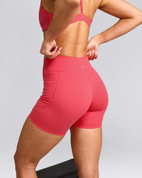UnifiedMove™ Pocket Shorts 6" with Bonding with Reflective Logo | Charged Pink