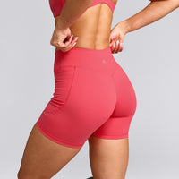 UnifiedMove™ Pocket Shorts 6" with Bonding with Reflective Logo | Charged Pink