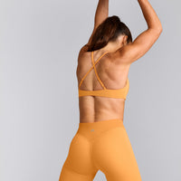 UnifiedMove™ V Front Mid Rise Shorts 6" with Reflective Logo | Powdered Orange