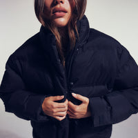 Oversized Puffer Jacket | Deep Navy