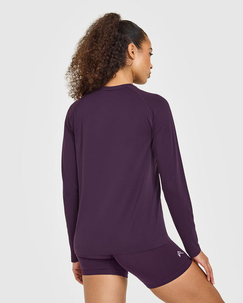 Go To Seamless Loose Long Sleeve Top | Blackberry Purple