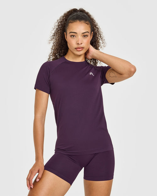 Oner Modal Go To Seamless Loose Top | Blackberry Purple