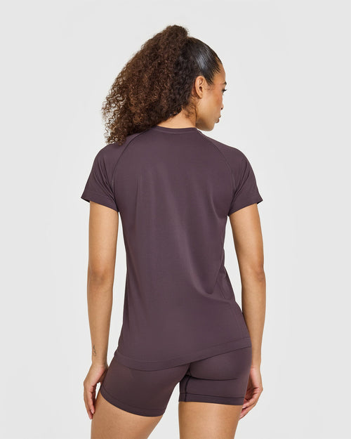 Go To Seamless Loose Top | Umber Brown