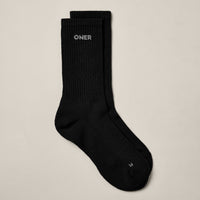 Oner Long Crew Socks 1 Pack | Black