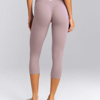 SoftMotion™ 3/4 Length Leggings New Branding | Dusty Purple