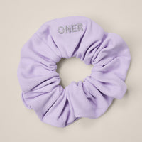 SoftMotion™ Scrunchie with Grey Logo | Lavender Purple