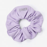 SoftMotion™ Scrunchie with Gray Logo | Lavender Purple