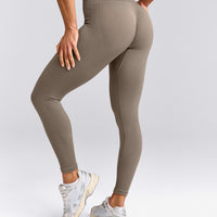 EnhanceLift™ Seamless Leggings with Gray Logo | Warm Minky