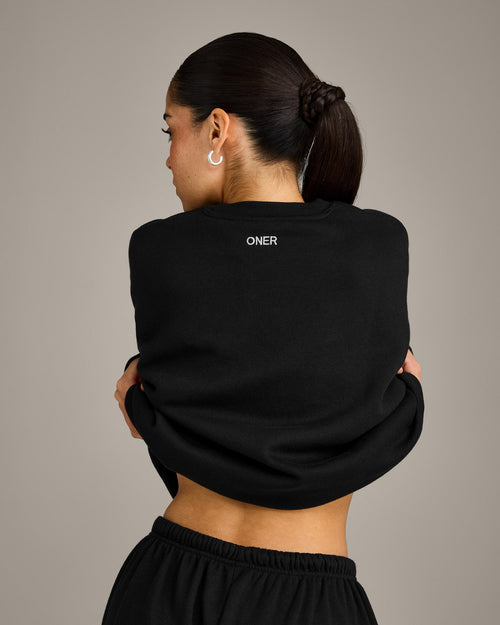 Foundations All Season Crew Neck Sweatshirt | Black