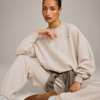 Foundations All Season Crew Neck Sweatshirt | Oat Marl