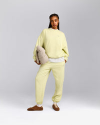 Foundations All Season Crew Neck Sweatshirt | Pastel Yellow