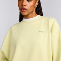 Foundations All Season Crew Neck Sweatshirt | Pastel Yellow