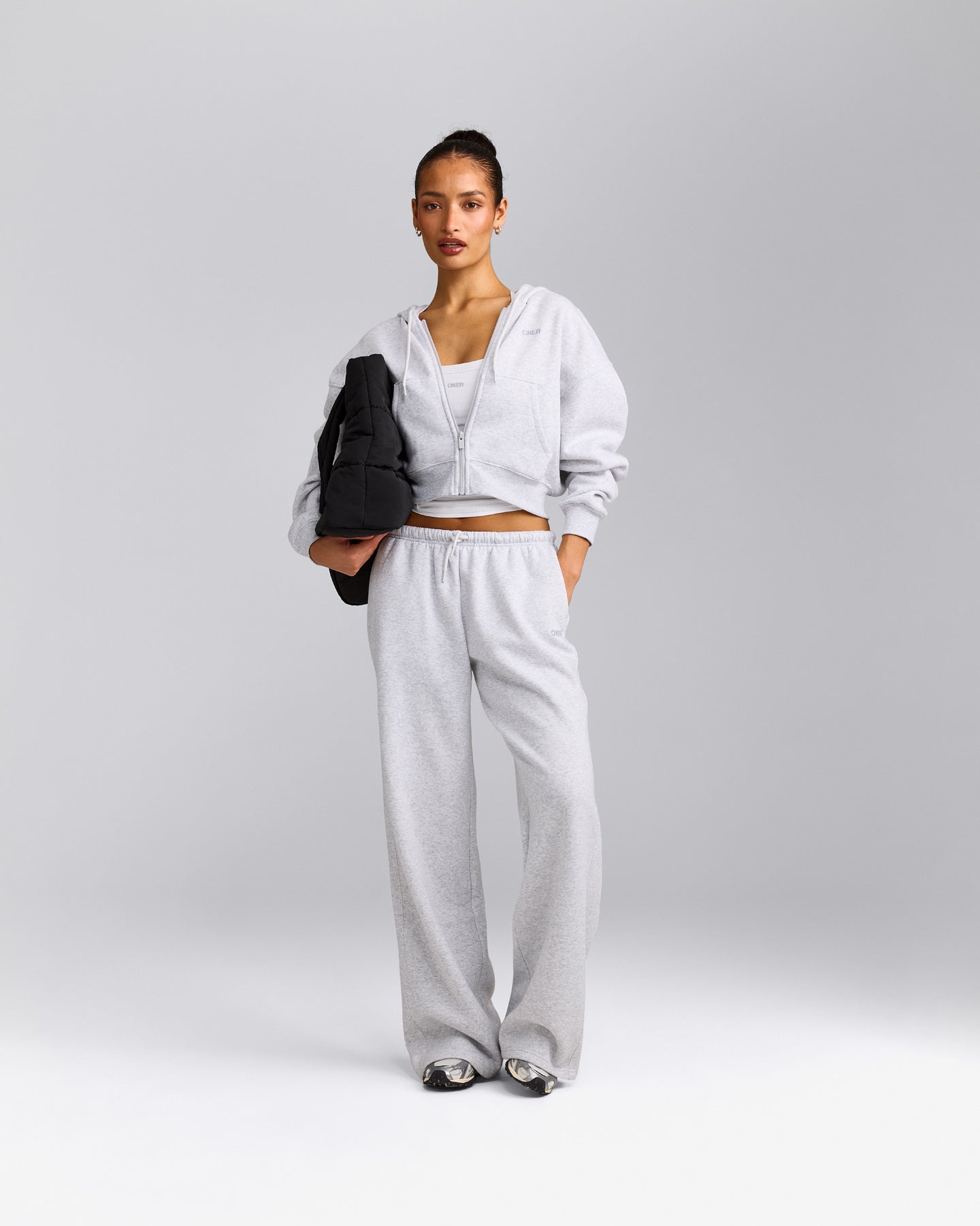 Foundations All Season Straight Leg Joggers | Grey Marl