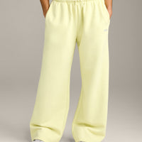 Foundations All Season Straight Leg Joggers | Pastel Yellow