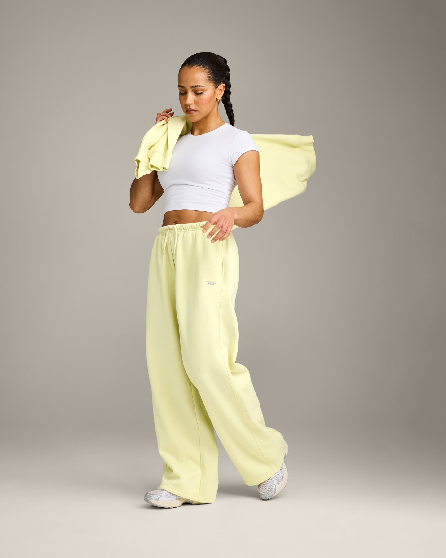 Foundations All Season Straight Leg Joggers | Pastel Yellow