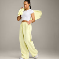 Foundations All Season Straight Leg Joggers | Pastel Yellow