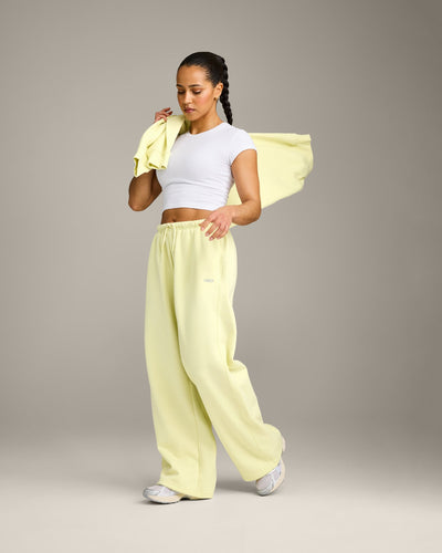 Foundations All Season Straight Leg Joggers | Pastel Yellow